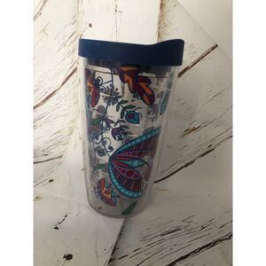Tervis blue floral mug tumbler beach